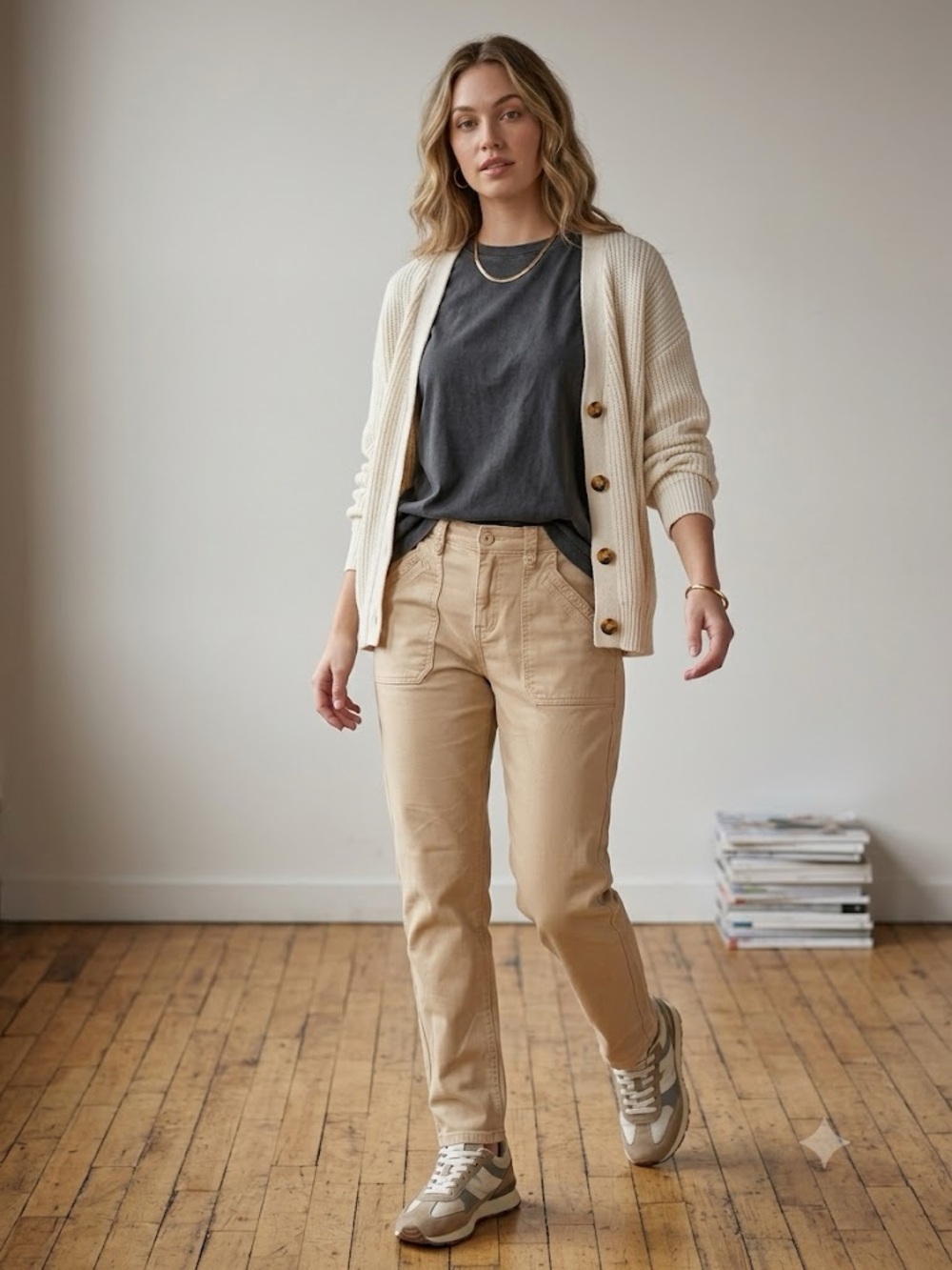 American Eagle Outfitters Women's Vintage Inspired Khaki Utility Pants